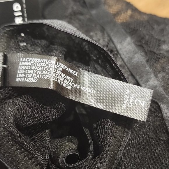 Torrid - Lacy Bondage Bodysuit with Neck Harness in Rich Black - Picture 12 of 14